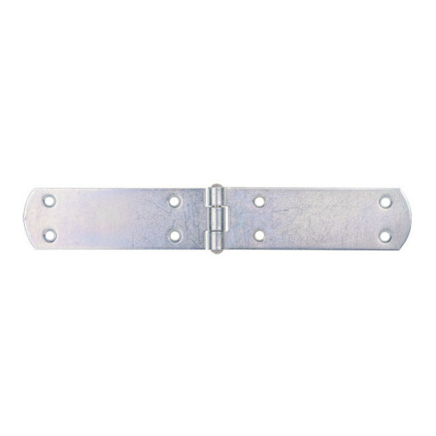 GAH Alberts Kistenband mit vernietetem Stift L 250mm Stahl roh, gelb galv. verz