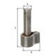 GAH Alberts Kloben 13 mm pour soudure Acier brut-3
