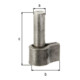 GAH Alberts Kloben 16 mm pour soudage Acier brut-3