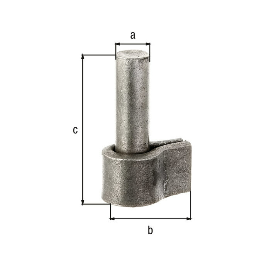 GAH Alberts Kloben 16 mm pour soudage Acier brut