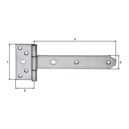 GAH Alberts L191, 5, ligament croisé, inoxydable, mat, léger