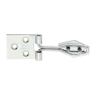GAH Alberts Loquet à fil pour porte avec œillet sur plaque acier galvanisé