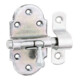 GAH Alberts Loquet à ressort avec boucle fixée B40xL60mm jaune, galvanisé-3