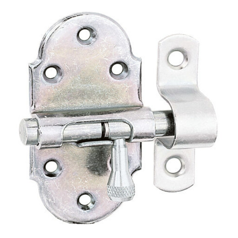 GAH Alberts Loquet à ressort avec boucle fixée B40xL60mm jaune, galvanisé