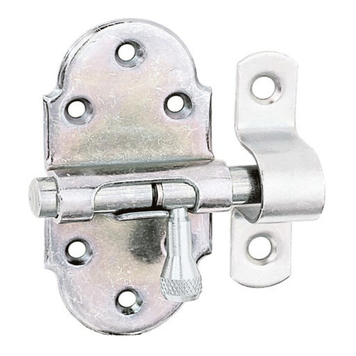 GAH Alberts Loquet à ressort avec boucle fixée B40xL60mm jaune, galvanisé