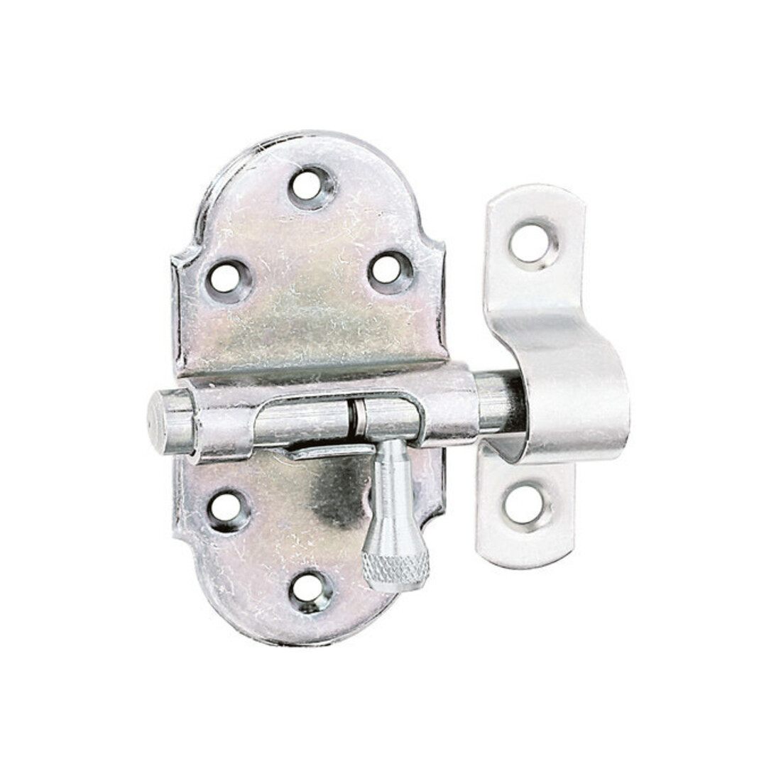 GAH Alberts Loquet à ressort avec boucle fixée B40xL60mm jaune, galvanisé