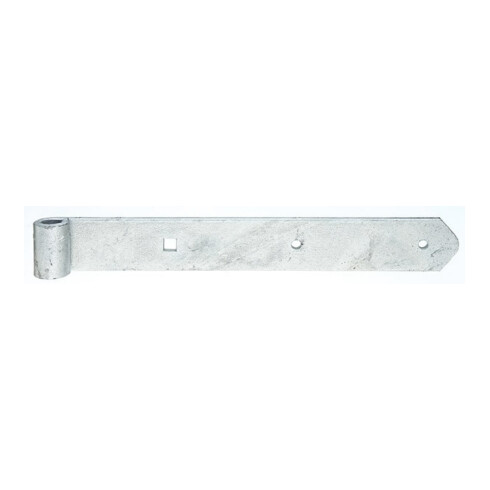 GAH Alberts Paumelle droite pour gâche 13 mm 300 mm acier galvanisé à chaud