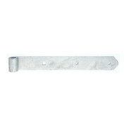 GAH Alberts Paumelle droite pour gâche 13 mm 300 mm acier galvanisé à chaud