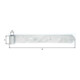 GAH Alberts Paumelle droite pour gâche 13 mm 300 mm acier galvanisé à chaud-3