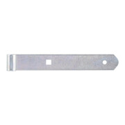 GAH Alberts Paumelle droite pour porte, pour carré 10mm 200mm acier, galvanisé