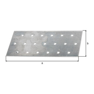 GAH Alberts Plaques perforées avec CE ? Oui 140 mm x 60 mm x 2 mm Acier galvanisé