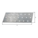 GAH Alberts Plaques perforées avec CE ? Oui 140 mm x 60 mm x 2 mm Acier galvanisé-1