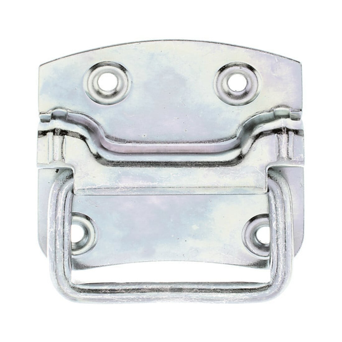 GAH Alberts Poignée de caisse avec bords arrondis L80mm, l74mm, e1mm acier, jaune