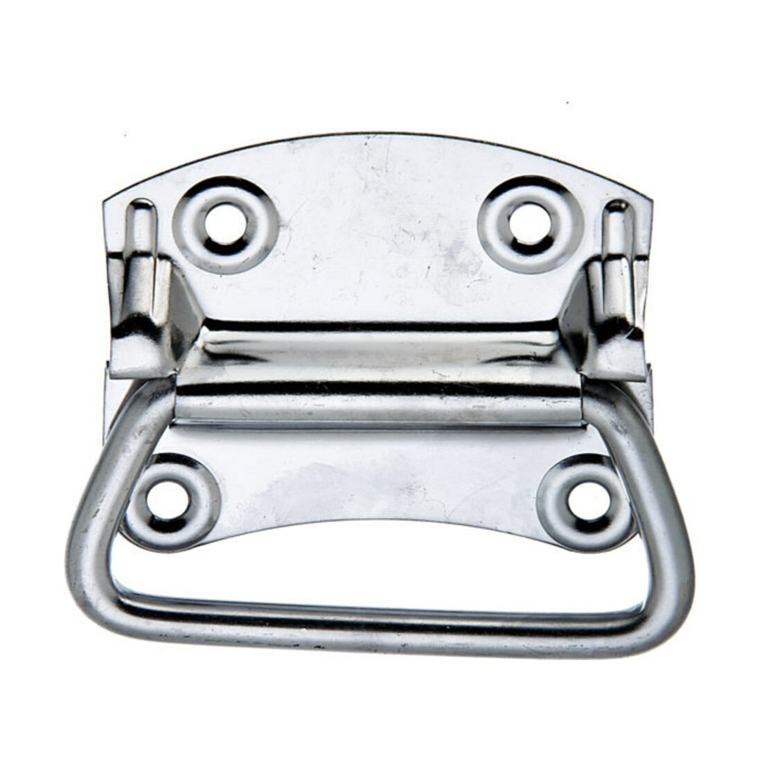 GAH Alberts Poignée de caisse pour valise L92mm, l80mm, P1,2mm Acier inoxydable