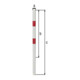 GAH Alberts Poteau de fermeture STANDARD 60 mm sans œillet à sceller-3