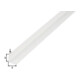 GAH Alberts Profilé d'angle, branches lisses, non percé L2000 x l15 x H1, 2x S1, 2mm plastique blanc-1