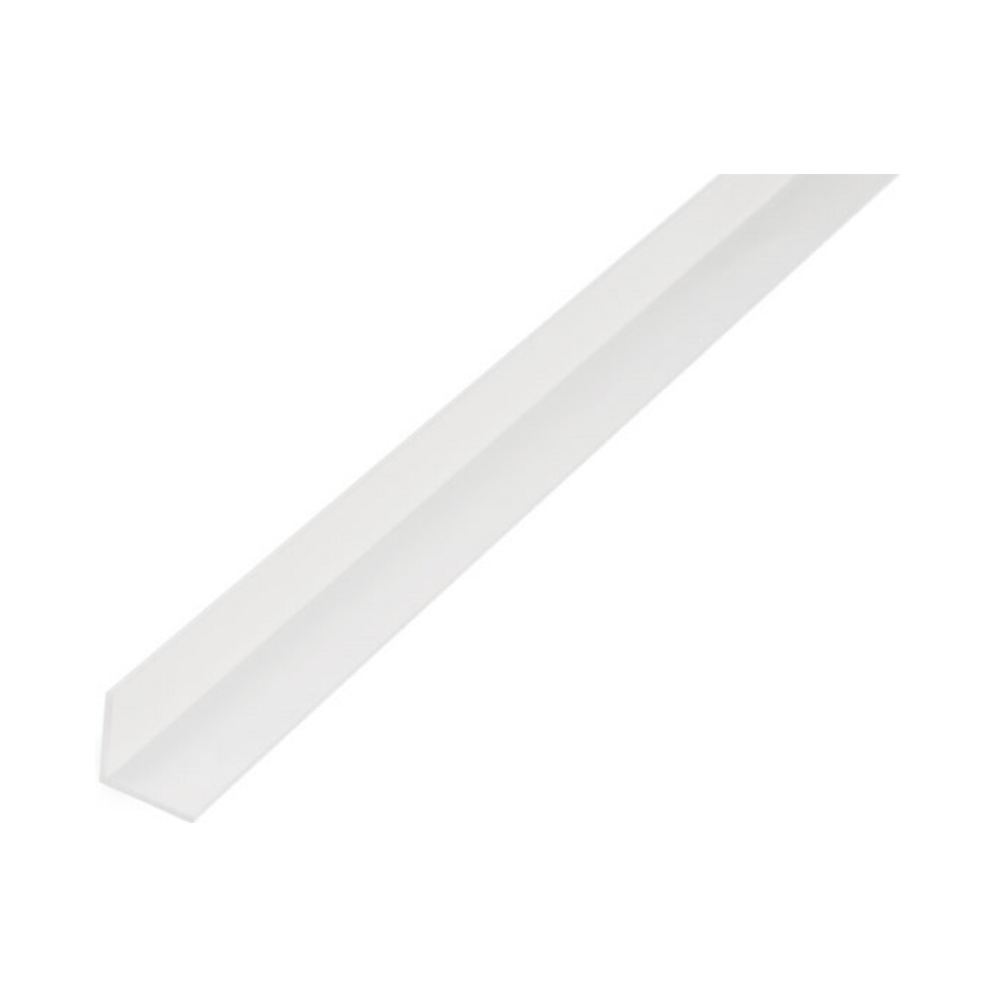 GAH Alberts Profilé d'angle égal, non percé L1000 x l20 x H20 x É1,5 mm plastique blanc