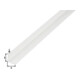 GAH Alberts Profilé d'angle égal, non perforé L2000 x l10 x H10 x E1 mm plastique blanc-3