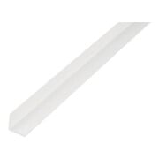 GAH Alberts Profilé d'angle égal, non perforé L2000 x l25 x H25 x e1,5 mm plastique blanc