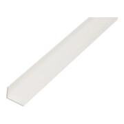 GAH Alberts Profilé d'angle inégal L1000 x l40 x H10 x e2 mm plastique blanc
