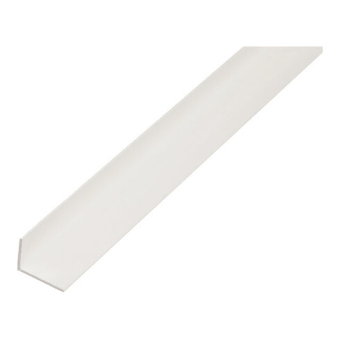 GAH Alberts Profilé d'angle inégal L2000 x l40 x H10 x É2 mm plastique blanc