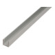 GAH Alberts Profilé en U isocèle perforé L1000 x l12 x H10 mm Aluminium, argenté-3