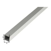 GAH Alberts Quadratrohr glatt L1.000xB10xH10xS1mm Aluminium silberf. Elox.-3