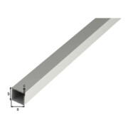 GAH Alberts Quadratrohr glatt L1.000xB20xH20xS1, 5mm Aluminium silberf. Elox.-3
