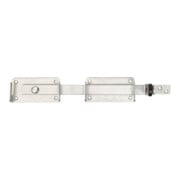 GAH Alberts Recouvrement pour portails doubles droit en acier inoxydable, inoxydable-3