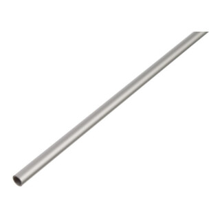 GAH Alberts Rundrohr glatt, , Durchmesser 8mm L1000mm, S1mm Aluminium silberf. Elox.