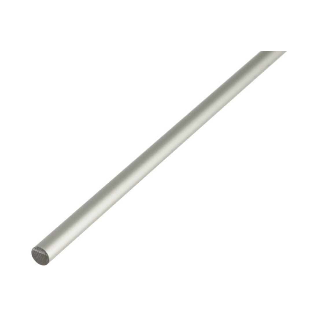 GAH Alberts Rundstange glatt, , Durchmesser 6mm, L1000mm Aluminium silberf. Elox.