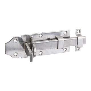 GAH Alberts Schlossriegel gerade L 120mm Edelstahl, matt