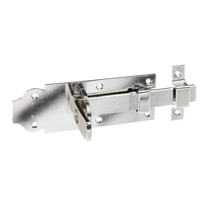 GAH Alberts Schlossriegel gerade L 140mm Edelstahl, matt