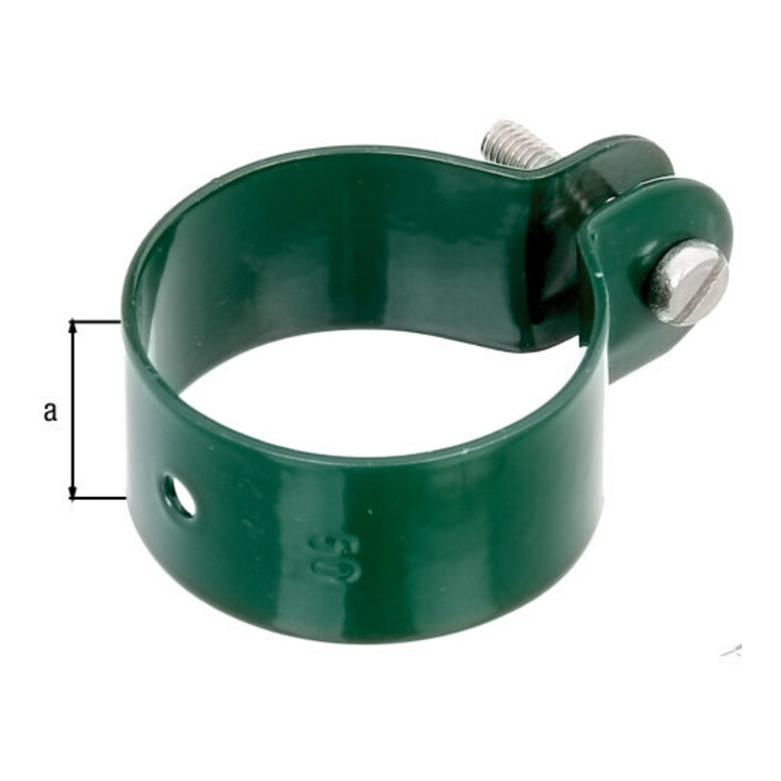 GAH Alberts Strebenschellen verz. grün-besch. 48 mm