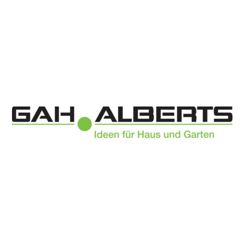 GAH Alberts Strebenschellen verz. grün-besch. 60 mm