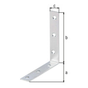 GAH Alberts Stuhlwinkel 100x100x19mm Stahl roh, gelb, sendz.-3