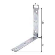 GAH Alberts Stuhlwinkel 125x125x25mm Stahl roh, gelb, sendz.-3