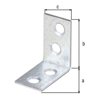 GAH Alberts Stuhlwinkel 25x25x14mm Stahl roh, gelb, sendz.