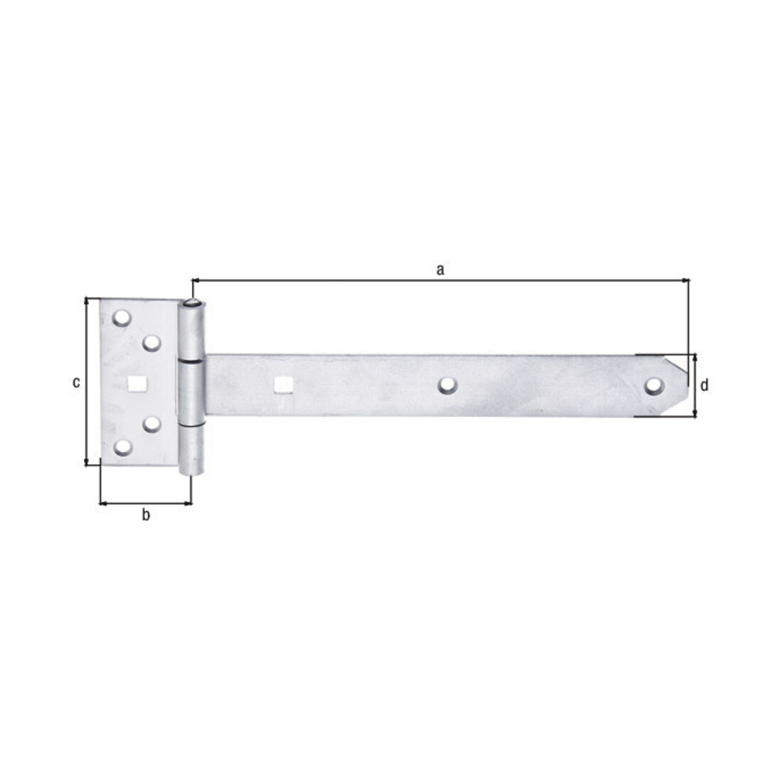 GAH Alberts Suspension croisée L242, inox léger, mat