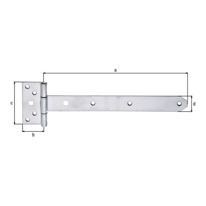 GAH Alberts Suspension croisée L292, inox léger, mat