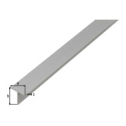 GAH Alberts T-Profil glatt L2.000, B 20xH20mm Aluminium silberfarbig-3
