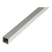 GAH Alberts Tube carré lisse L2 000 x l20 x H20 x E1,5 mm Aluminium argenté anodisé-3