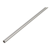 GAH Alberts Tube rond lisse, diamètre 10 mm L2000 mm, S1 mm aluminium argenté anodisé