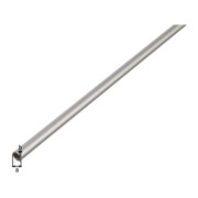 GAH Alberts Tube rond lisse, diamètre 10 mm L2000 mm, S1 mm aluminium argenté anodisé-3
