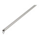GAH Alberts Tube rond lisse, diamètre 12 mm L2000 mm, S1 mm aluminium argenté anodisé-1