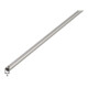 GAH Alberts Tube rond lisse, diamètre 15 mm L2000 mm, S1 mm Aluminium argenté anodisé-1