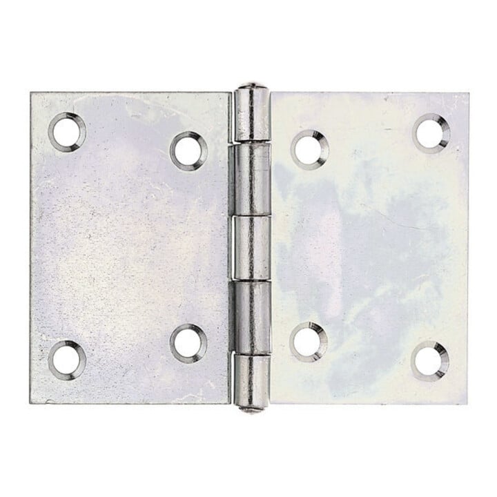 GAH Alberts Tür-Scharnier breit, B104, 5xH70mm mit vern. Edelstahlstift sendzimirverzinkt