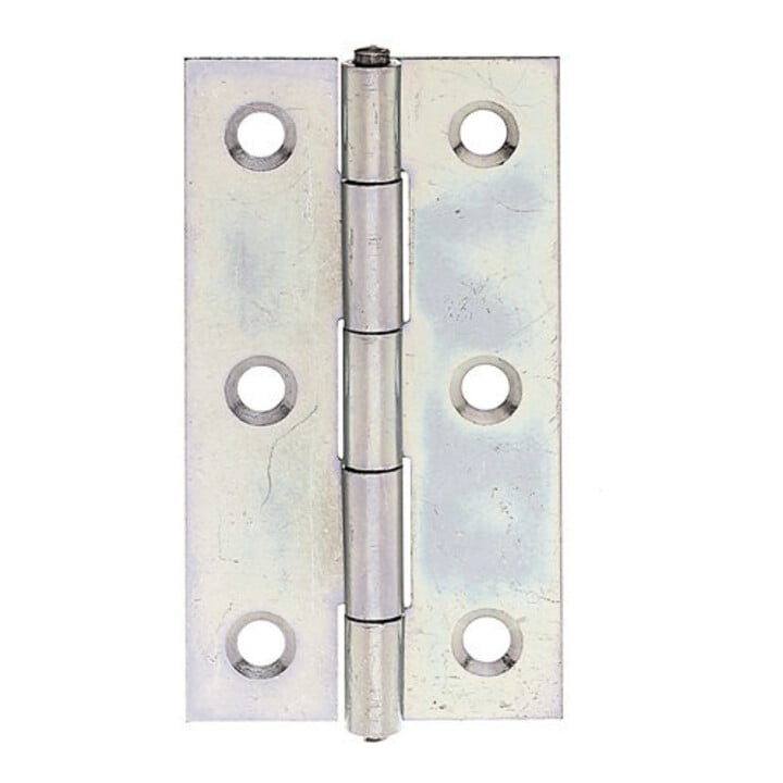 GAH Alberts Tür-Scharnier kantig, B34xH64mm mit vern. Edelstahlstift ge, sendzimirverzinkt