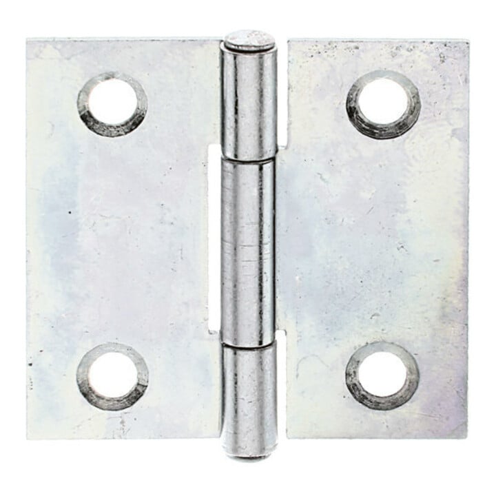 GAH Alberts Tür-Scharnier quadratisch, B31xH31mm mit vern. Edelstahlstift