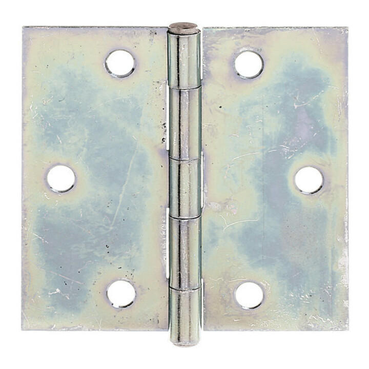 GAH Alberts Tür-Scharnier quadratisch, B82xH82mm mit vern. Edelstahlstift